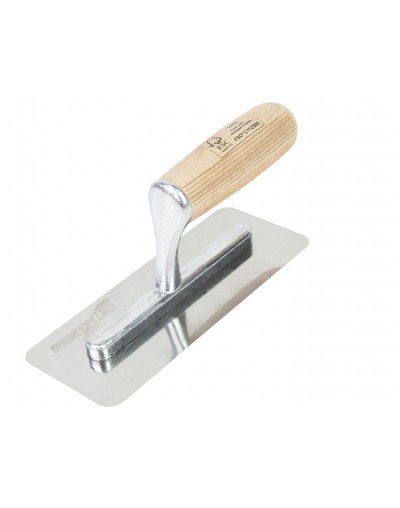 Llana Inox. Redondeada - 240 x 100 mm.