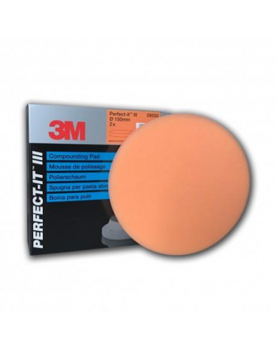 3M 09550 PERFECT-IT BOINA PULIDO ESPUMA NARANJA 150MM 1U