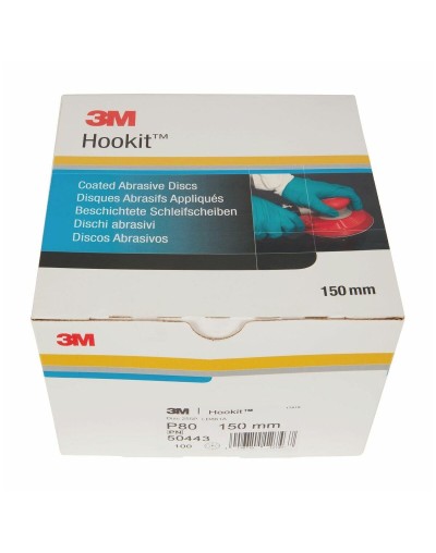 3M 50455 255P DISCO HOOKIT ORO P600 15/AGUJ 150MM Caja 100 Und.
