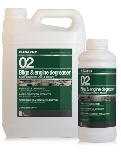 CLIN AZUR 02 DESENGRASANTE SENTINAS Y MOTORES 1L