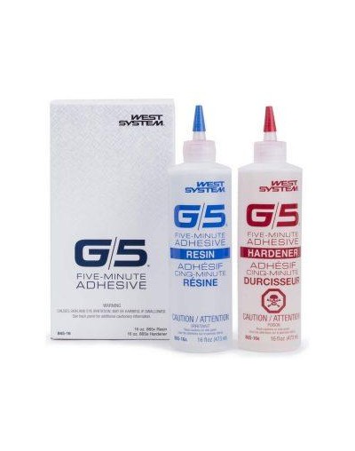 WEST SYSTEM G5 ADHESIVO EPOXI RÁPIDO PACK 0.2KG