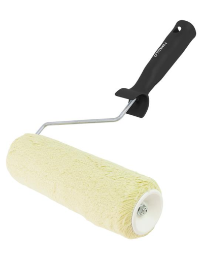 Rodillo Brico Ø 50 Felpón Amarillo, 18 cm. M.PP.