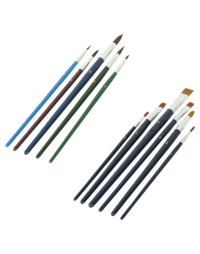Kit Pincel Brico Nº 4 (6 pinceles planos - varios tamaños)