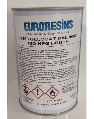 GELCOAT BLANCO ORTO RAL 9003 30KG